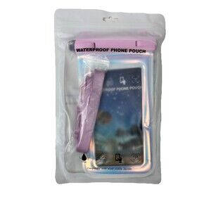 ANLEDDA Waterproof Phone Pouch Floating Dry Bag Case Pink IPX8 New